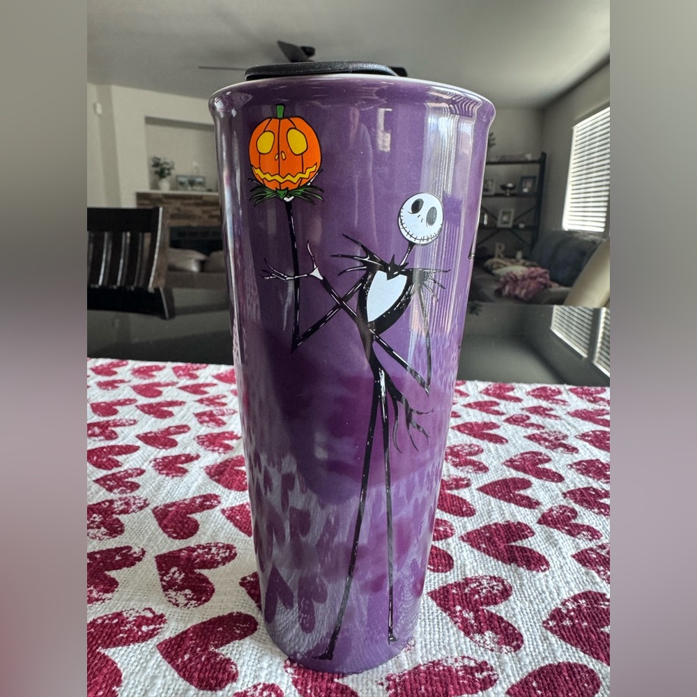 Disneyland Jack Skellington Purple Tumbler